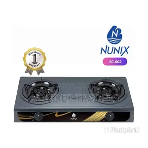 Nunix Gg-Pro 002 2 Burner Table Top Gas Cooker