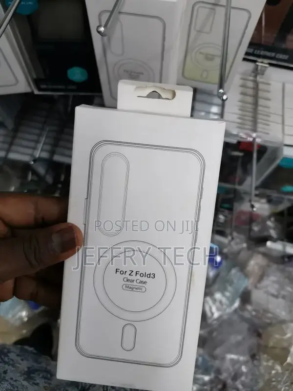 Transparent Case for Samsung Galaxy Z Fold3 5G Magnetic Mags