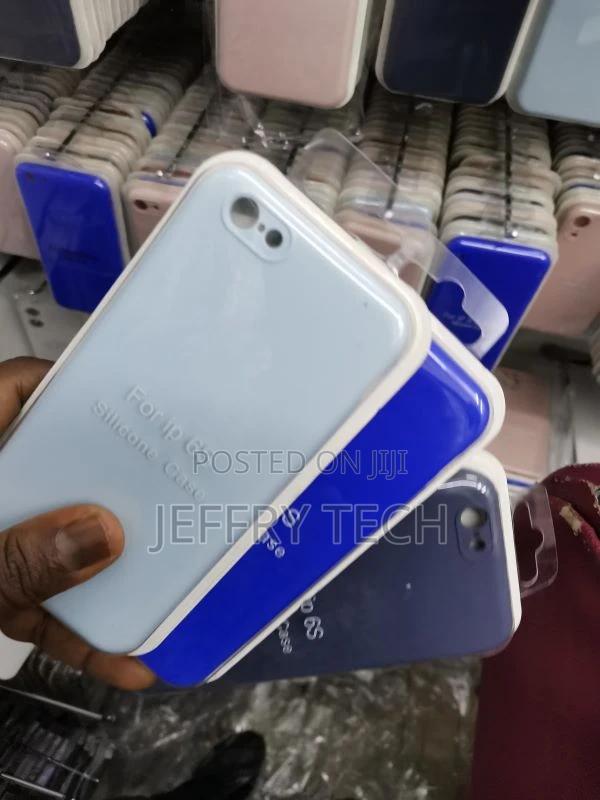 No Logo Shockproof Liquid Silicone Case for iPhone 6s - thumbnail 3