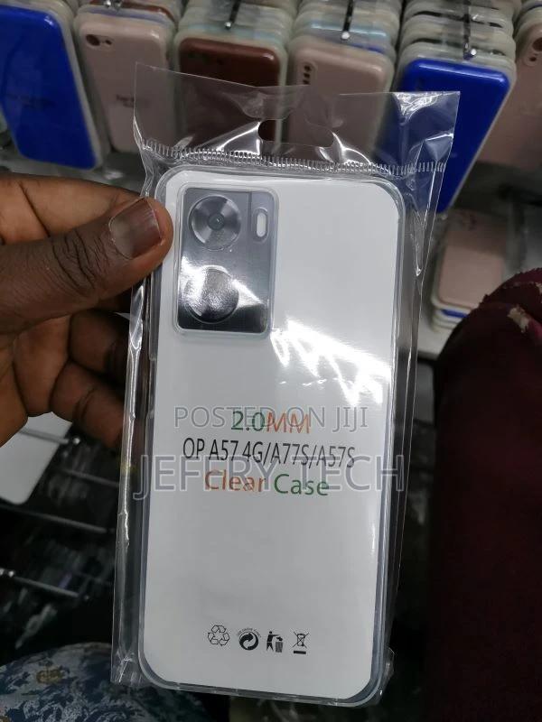 OPPO A57 5G New Back Cover Transparent Soft Silicone Crystal