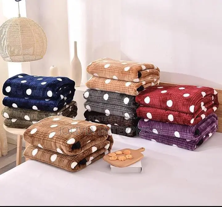 Polkadot Fleece Blankets