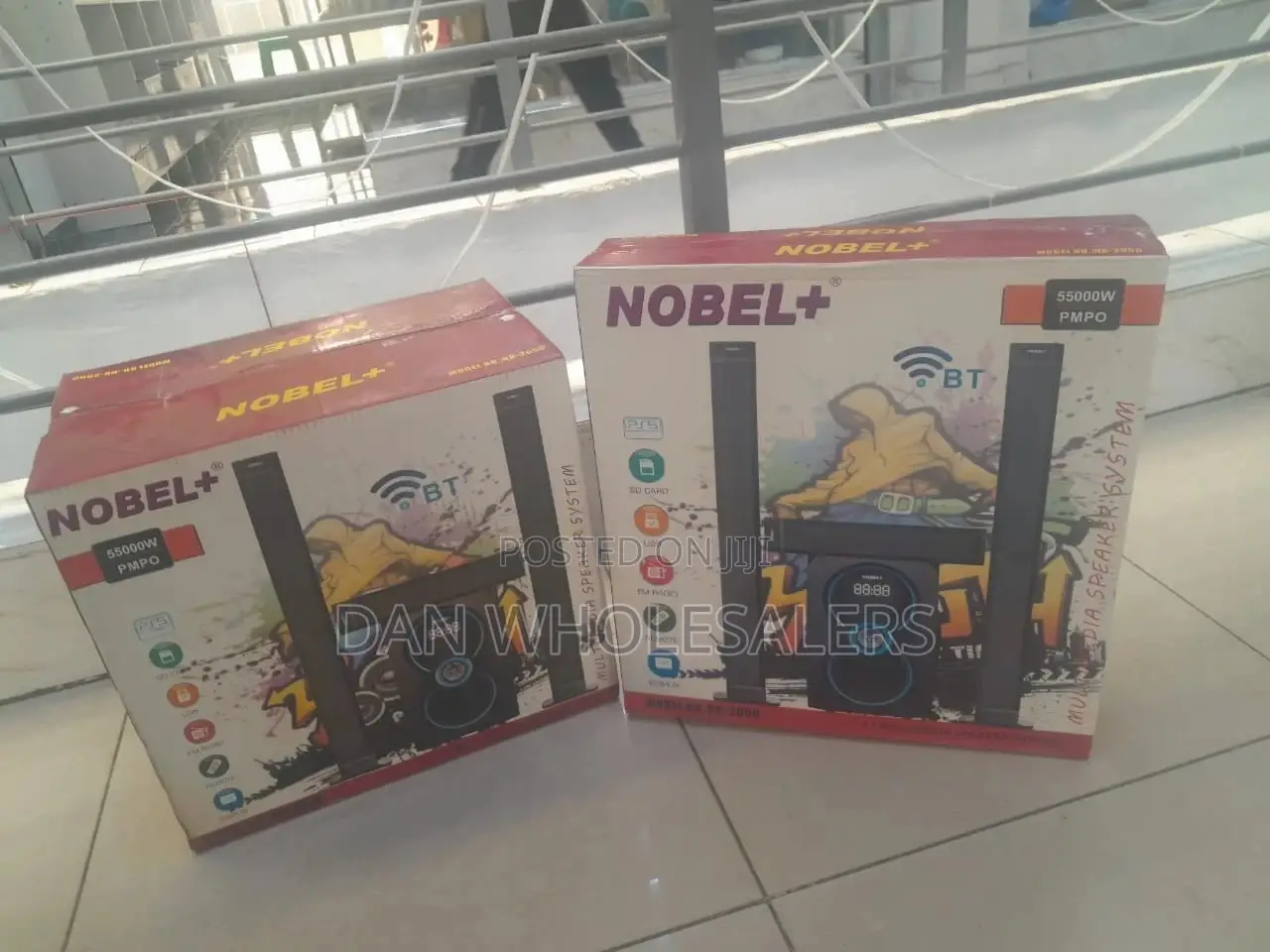 Nobel Nb-2050 Ht -5.1ch Amazing Multimedia System Bt/Usb/Fm.