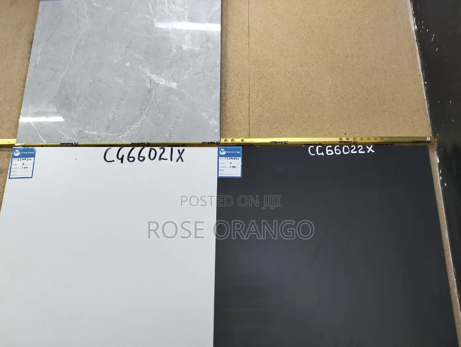 White Plain Floor Tiles