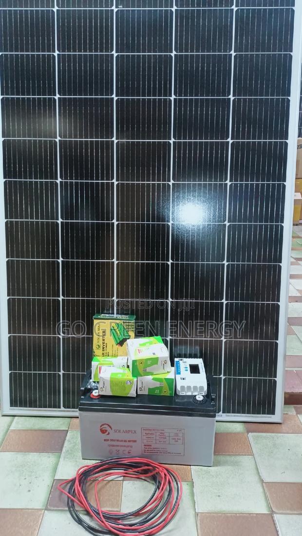 Home Use Lighting 400watts Solar System