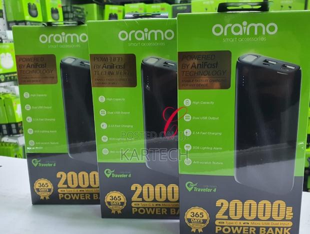 Oraimo Traveler Power Bank 20,000mah P204D
