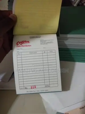 Receipt Book Printing