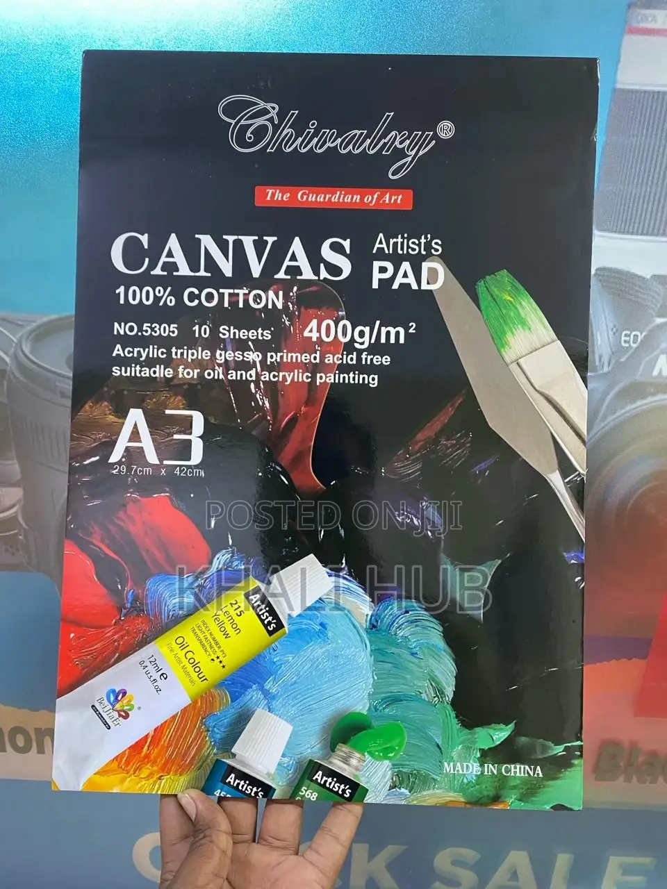 Canvas Pad A3