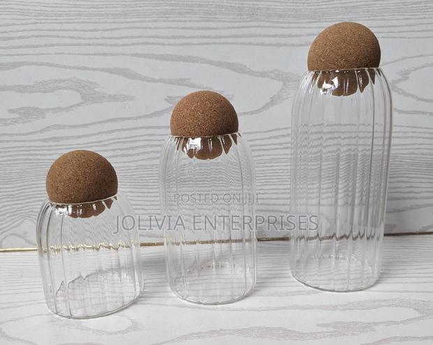 3 PCS Clear Canisters - thumbnail 2
