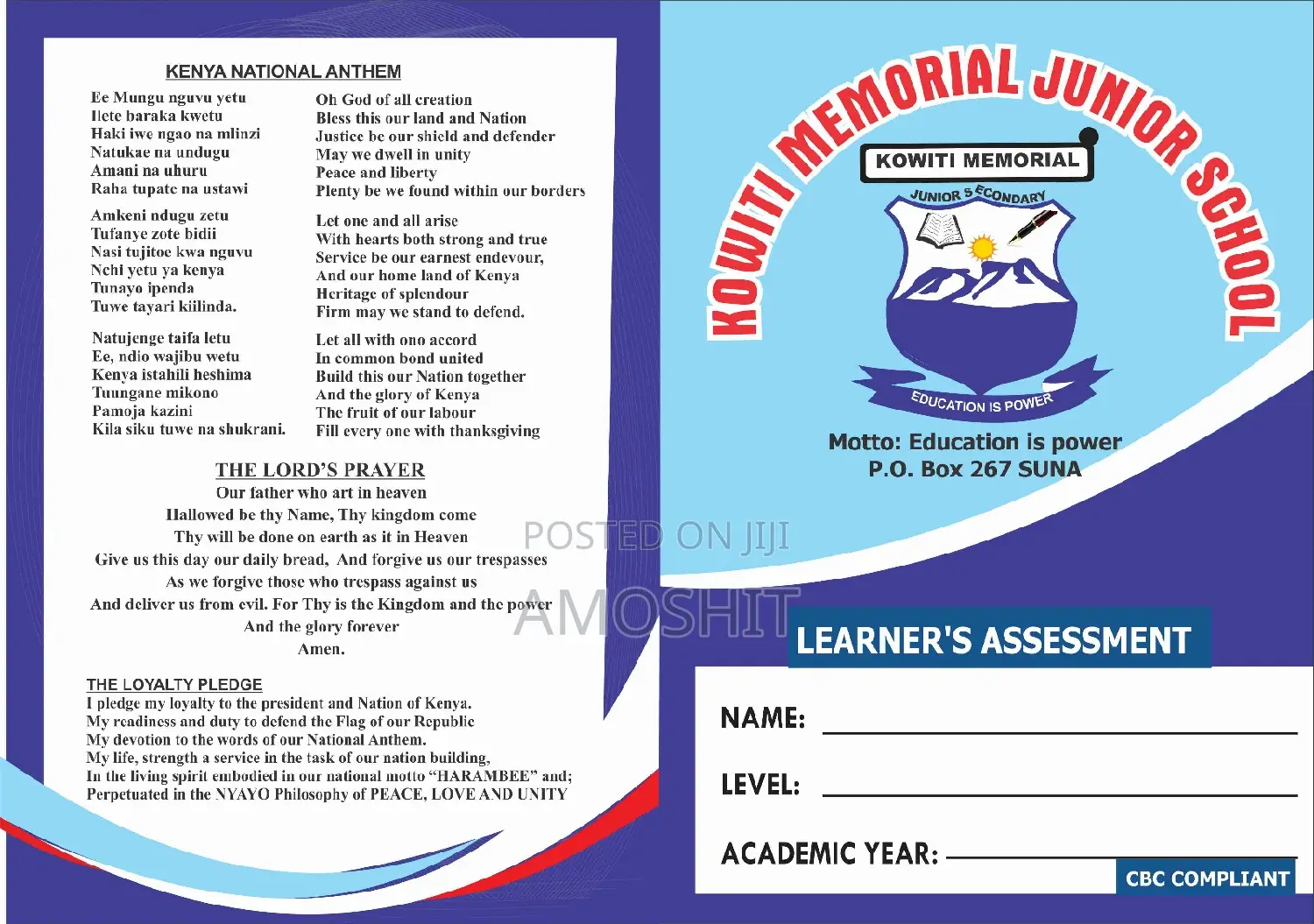 Rubrics CBC Assessment Books