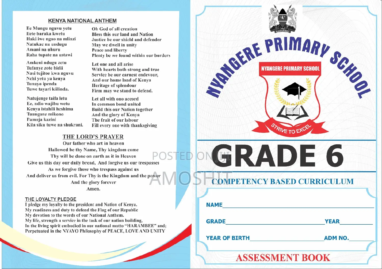 Rubrics CBC Assessment Books