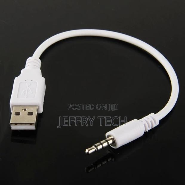 USB to 3.5mm Jack Data Sync Charge Cable for iPod Shuffle - main view