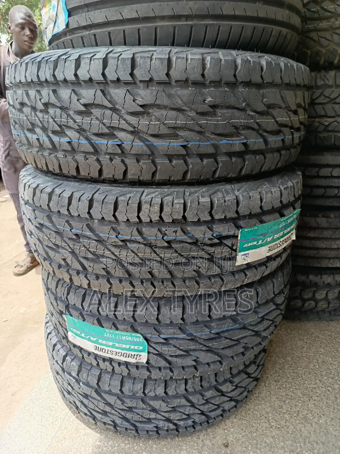 265/65r17 Bridgestone Dueler Tires Made in Thailand