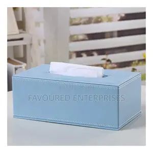Leather Tissue Box Cover