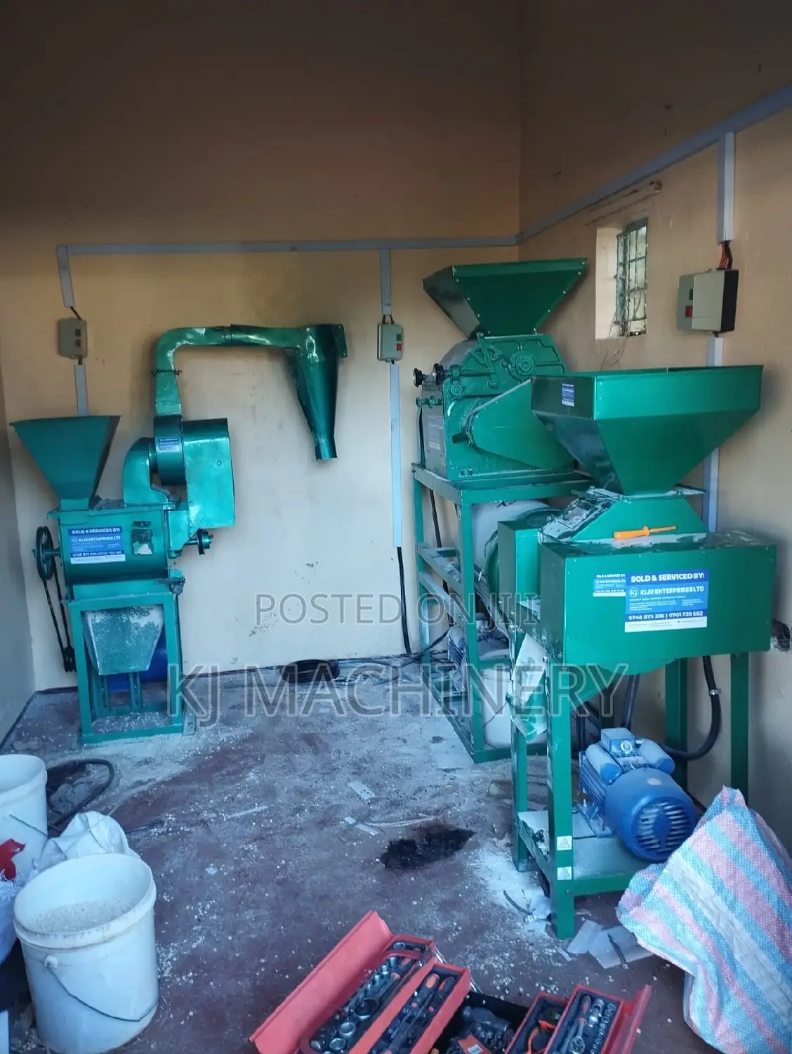 Maize Roller Mill,Crusher Mill and Maize Huller Installed.