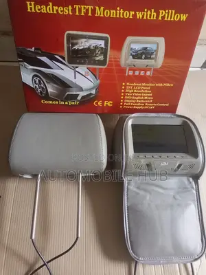 2pcs 7 Inch TFT Monitor With Pillow