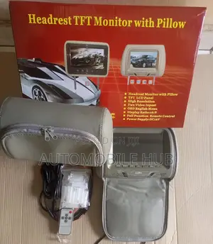 Black, Grey 7 Inch Touch Screen Car Headrest Screen Monitor