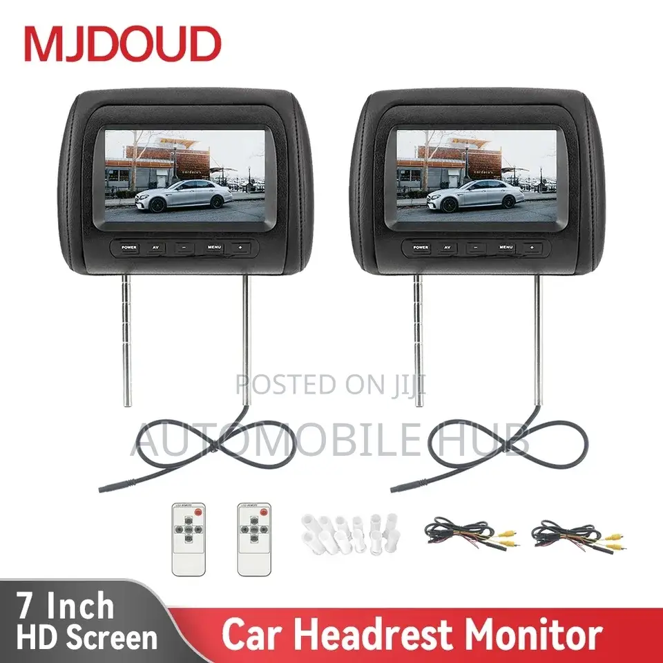7 Inch Touch Screen Headrest Screen Monitor Universal Fit