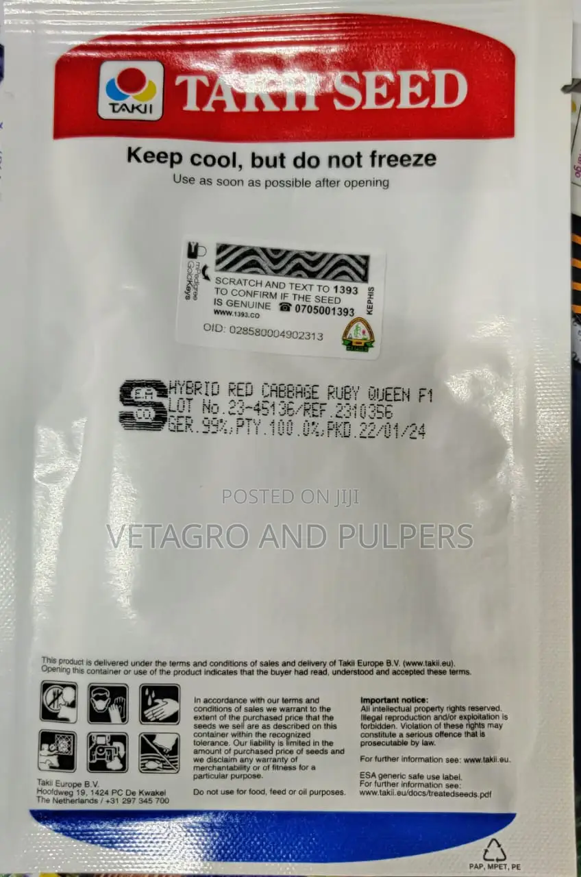 Cabbage Ruby Queen F1 Hybrid Seeds