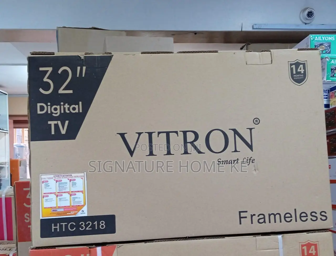 Vitron 32" Smart Android Tvs(Frameless)