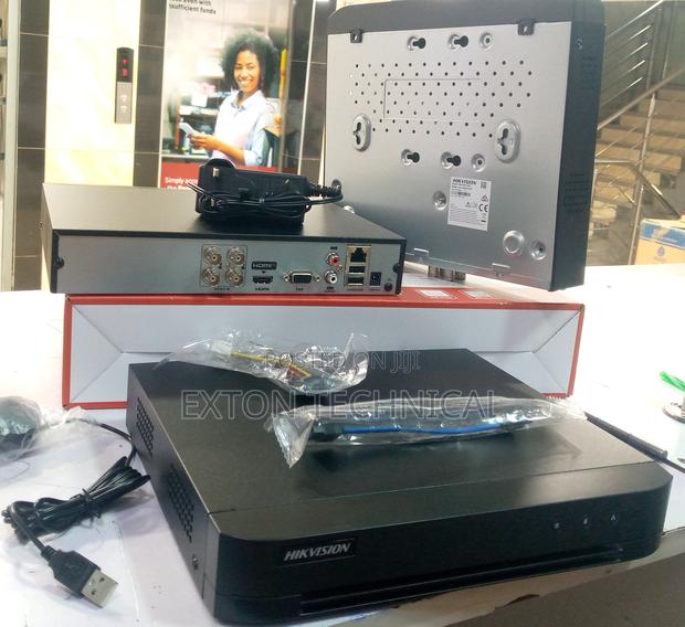 Video and Audio Hikvision Hd DVR for Video Recording 4CH