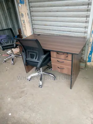 Office Study Table and Mesh Chair