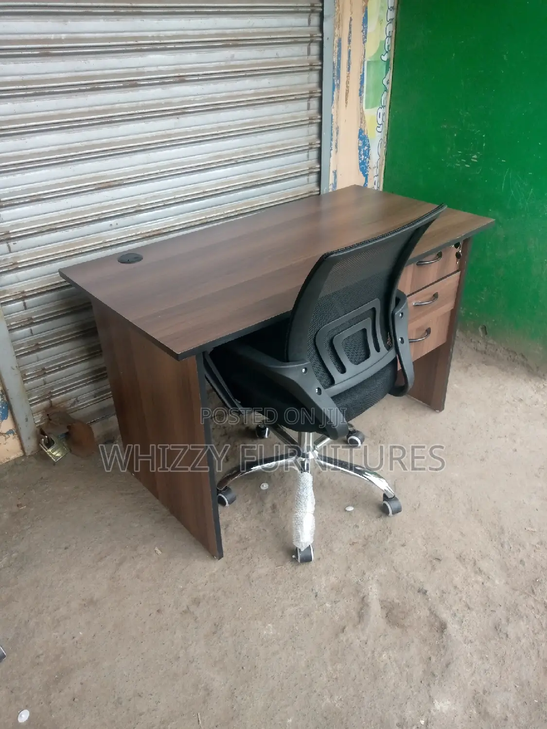 Office Study Table and Mesh Chair