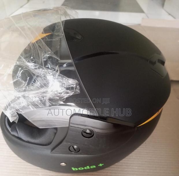 Black Motorbike Helmet - thumbnail 5