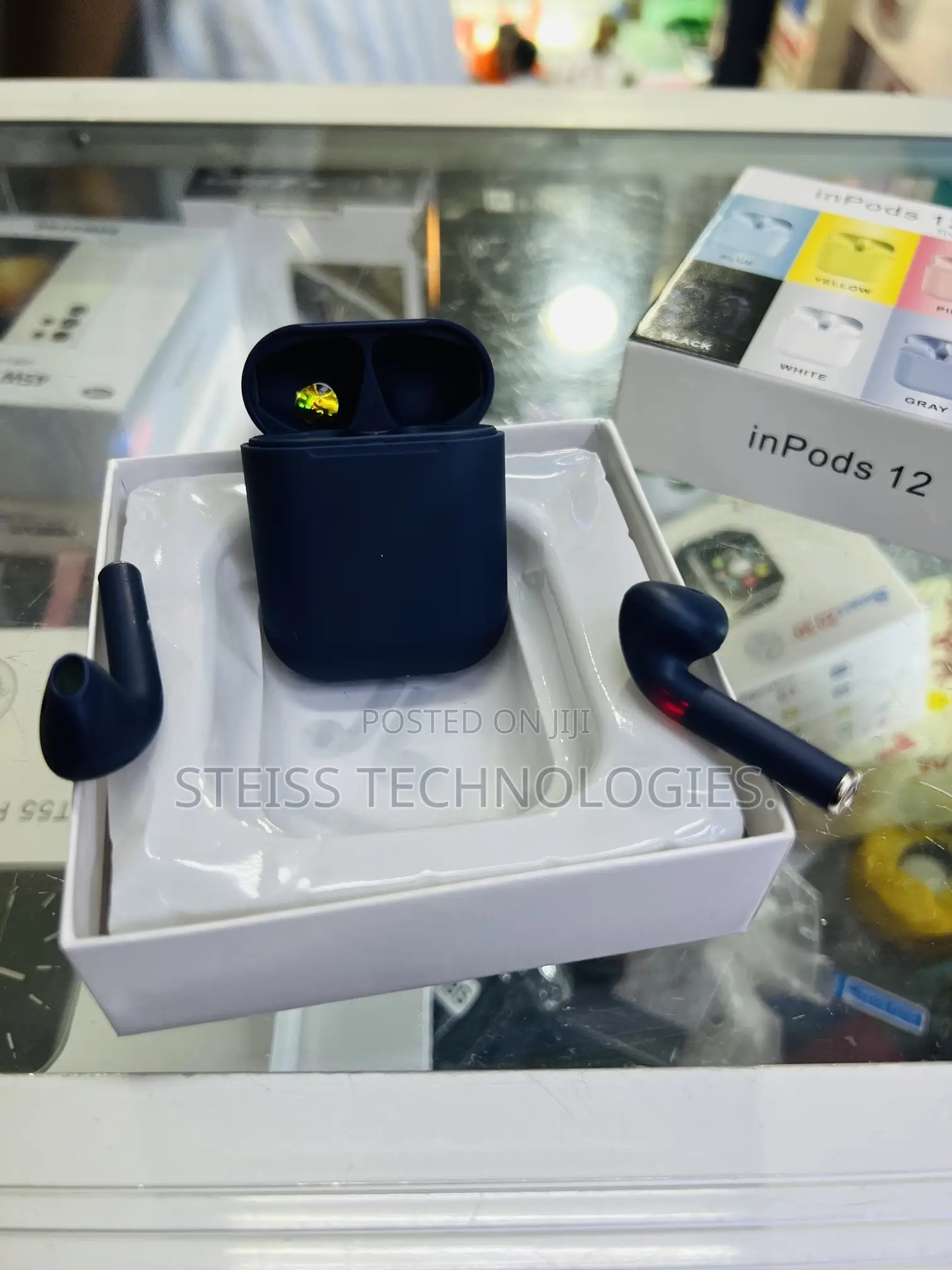 Blue Inpods 12 Wireless Earpods