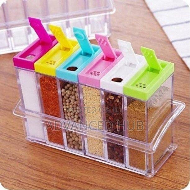 6in1 Fancy Clear Acrylic Seasoning Cans - thumbnail 2