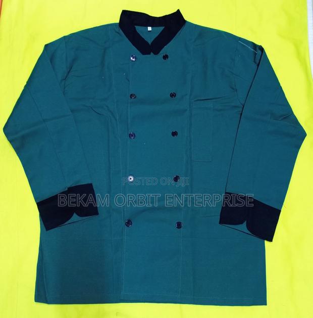 Professional Customized Green Chef Jacket - main view
