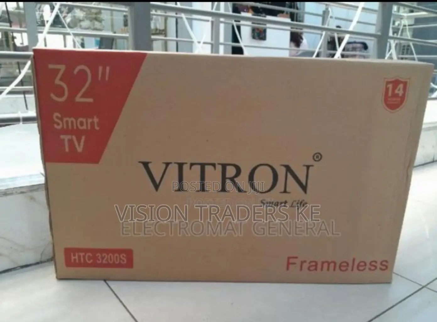 Vitron Vitron 32 Inches Smart Android Frameless Tv Fullhd.