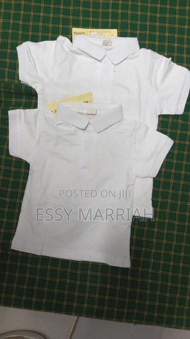 Boys White Polo Tshirt - thumbnail 2