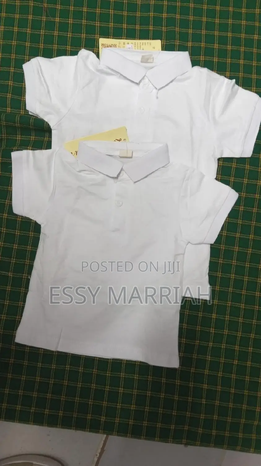 Boys White Polo Tshirt