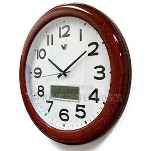 Wall Clock With Digital Clock
