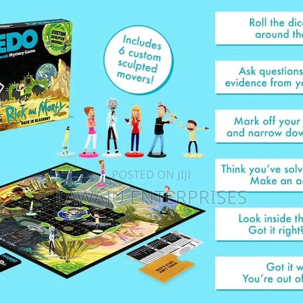 Cluedo Rick And Morty Game