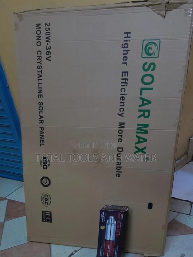 German Solar Pump System 250 Watts 24 v 50m Plus 300 Watts Panel