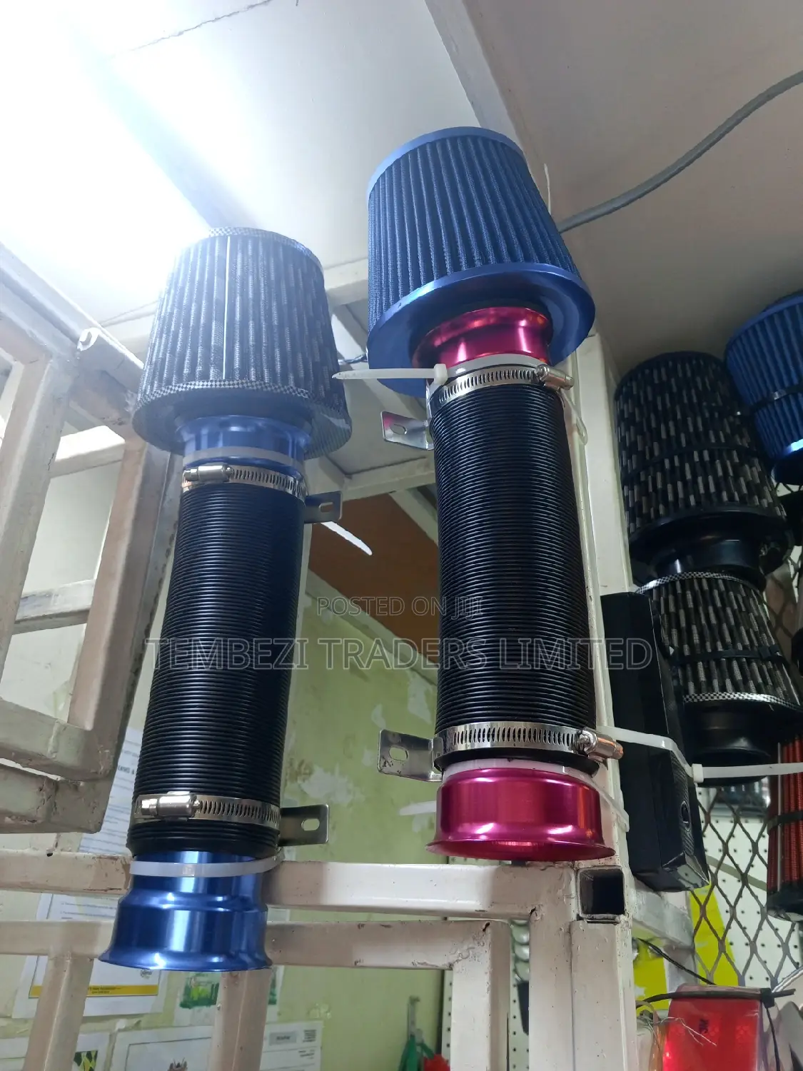 Air Filters Cone Shape With Flexible Pipes