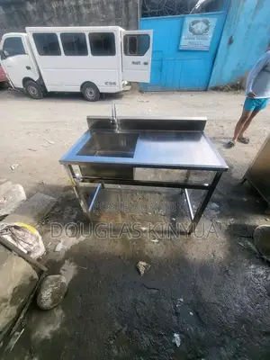 Single Stainless Steel Commercial Washi Sink::
