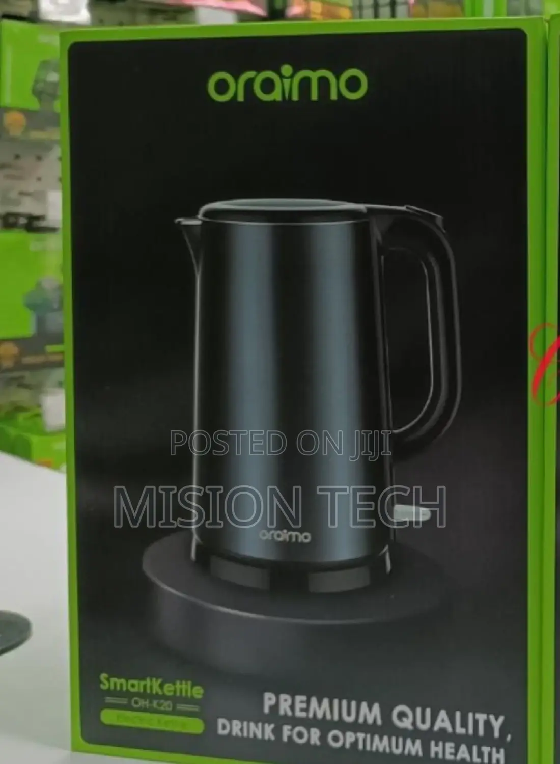 Original Oraimo Smart Kettle 1.7L Full Metal Liner Kettle