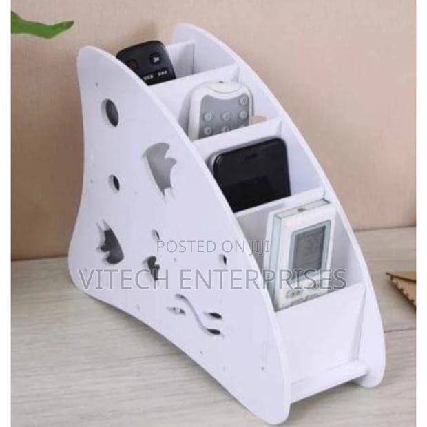 Wooden Remote Organizer - main view