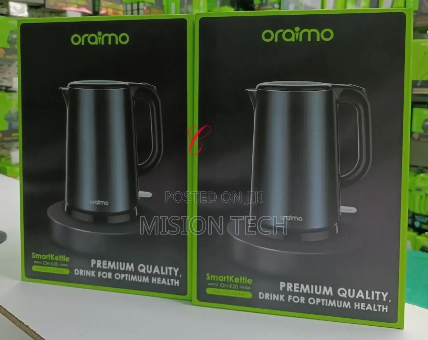 Oraimo Electric Smart Kettle 1.7L Full Metal Liner Kettle