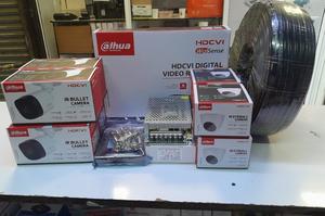 4 CCTV Set DAHUA 4 Channel DVR 4 CCTV Cameras DIY CCTV
