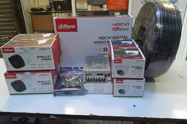 4 CCTV Set DAHUA 4 Channel DVR 4 CCTV Cameras DIY CCTV
