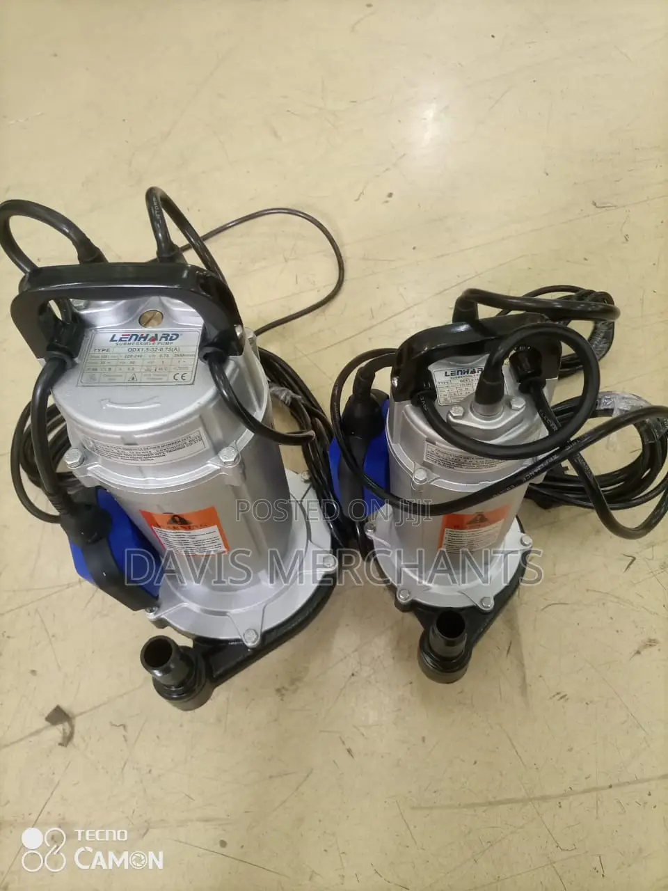 Lenhard 2hp Deep Well Submersible Pump