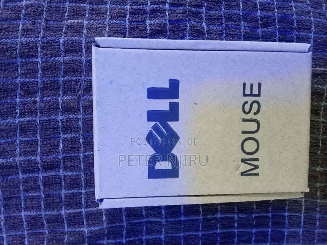 Dell Wired Brown Box Mouse