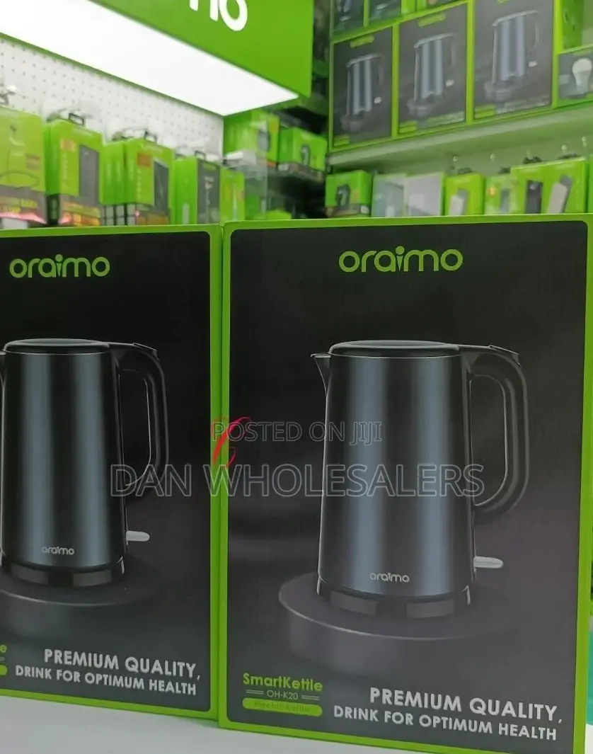 Oraimo 1.7L Double-Wall 1800W Stainless Steel Smart Kettle