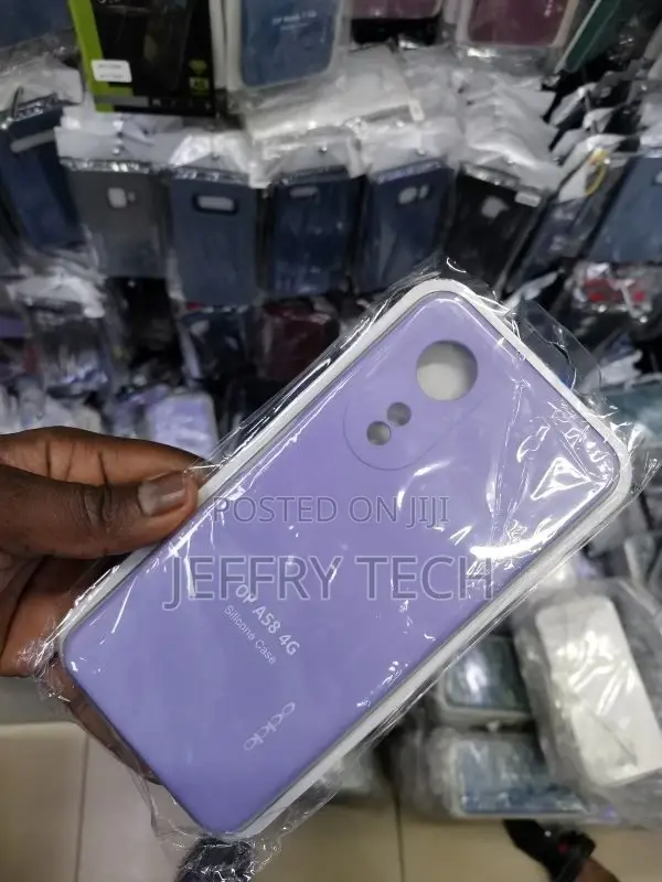 Silicone Liquid Ultra Suave for Oppo A58 4G Colour Purple