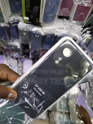 Black Spazy Silicone Case for Oppo A58