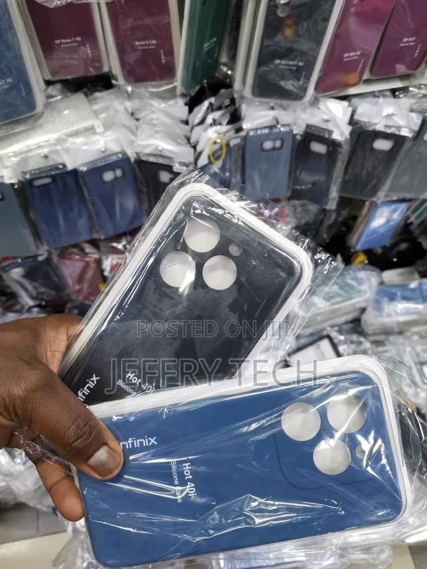 Infinix Hot 40i Back Cover | Soft Silicone Slim Back Case Co - thumbnail 2
