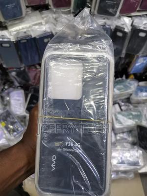 Silicone Back Case for Vivo Y36 - Black - thumbnail 2